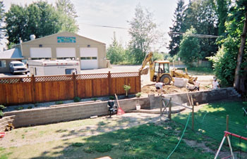 Brick Retaining Wall
